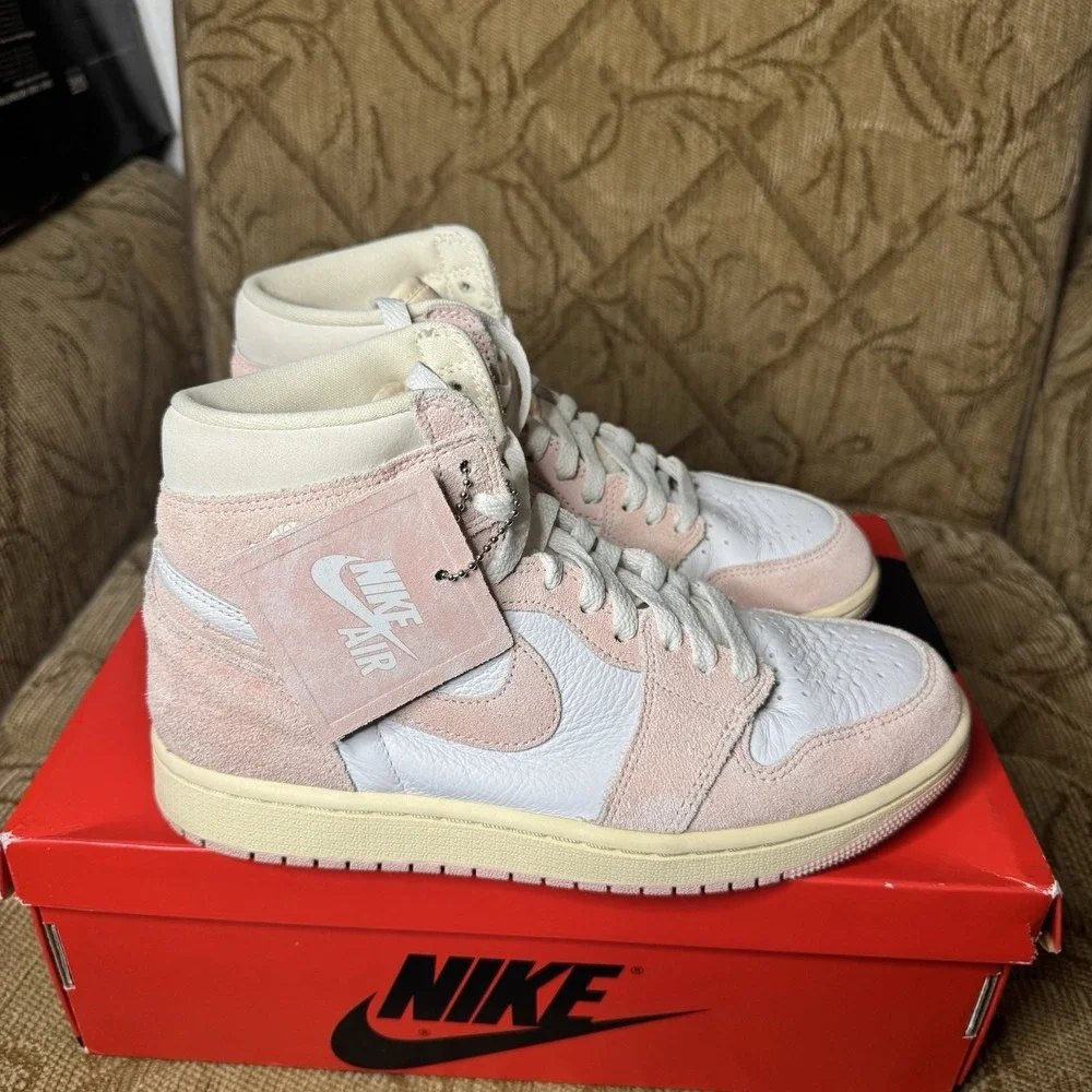 Nike Air Jordan 1 Retro Hi High Washed Pink FN5215-161 Women‎ Size 8